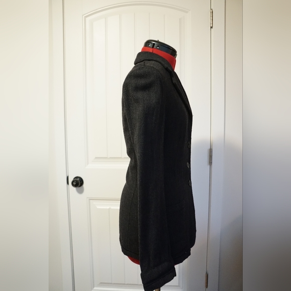 Dark grey wool Armani blazer - Picture 5 of 6